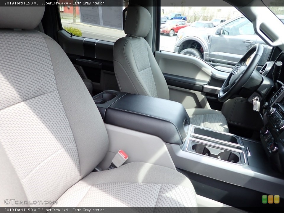 Earth Gray Interior Front Seat for the 2019 Ford F150 XLT SuperCrew 4x4 #145890069