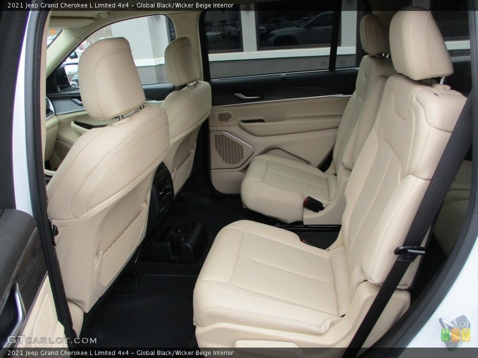 Global Black/Wicker Beige Interior Rear Seat for the 2021 Jeep Grand Cherokee L Limited 4x4 #145890168