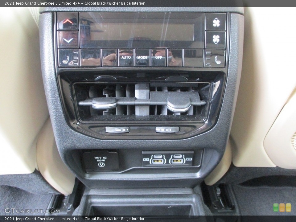 Global Black/Wicker Beige Interior Controls for the 2021 Jeep Grand Cherokee L Limited 4x4 #145890228