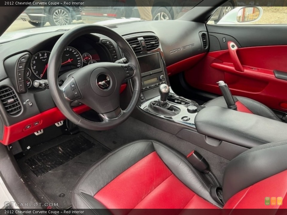 Red Interior Photo for the 2012 Chevrolet Corvette Coupe #145891155