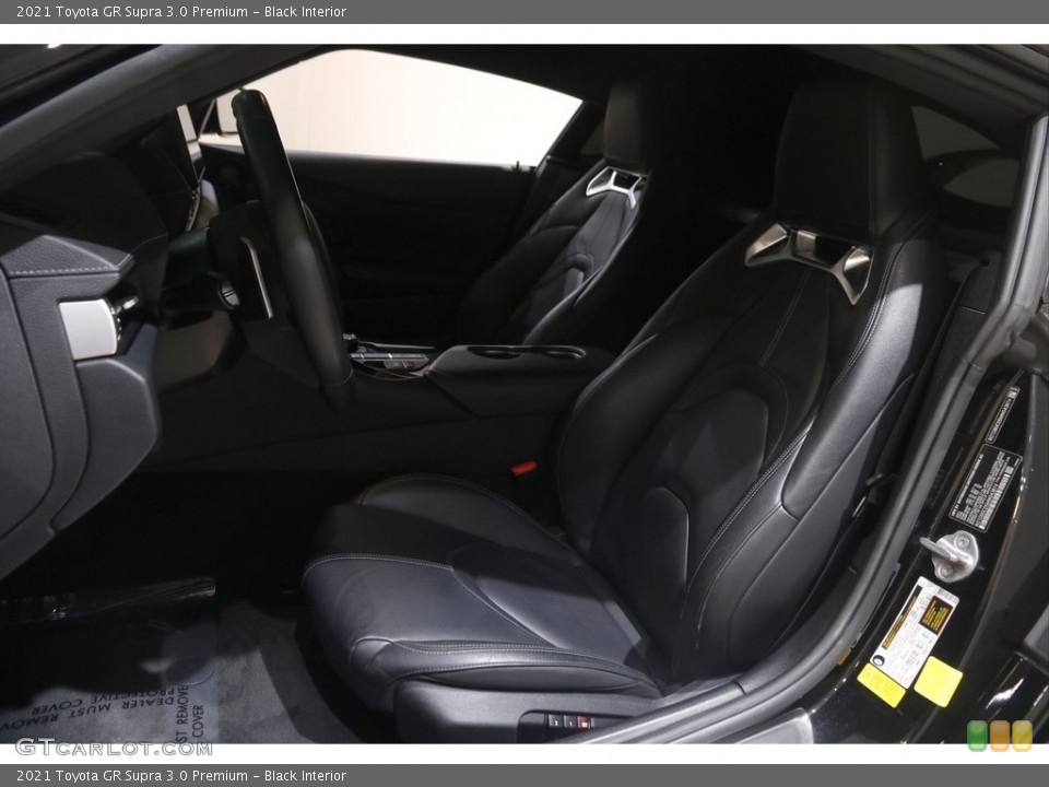 Black Interior Front Seat for the 2021 Toyota GR Supra 3.0 Premium #145891299