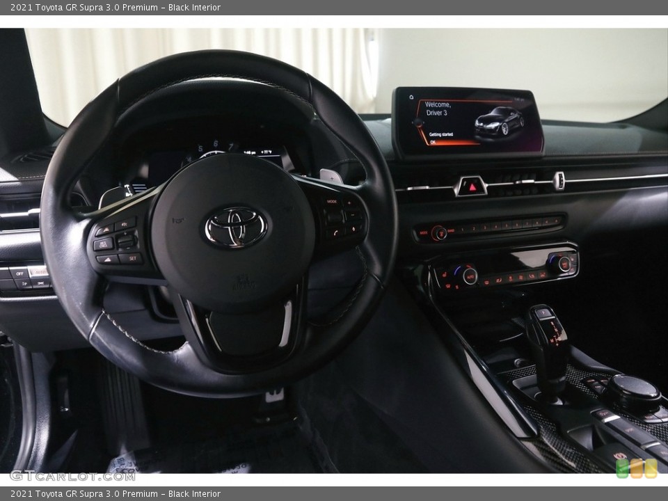 Black Interior Dashboard for the 2021 Toyota GR Supra 3.0 Premium #145891320