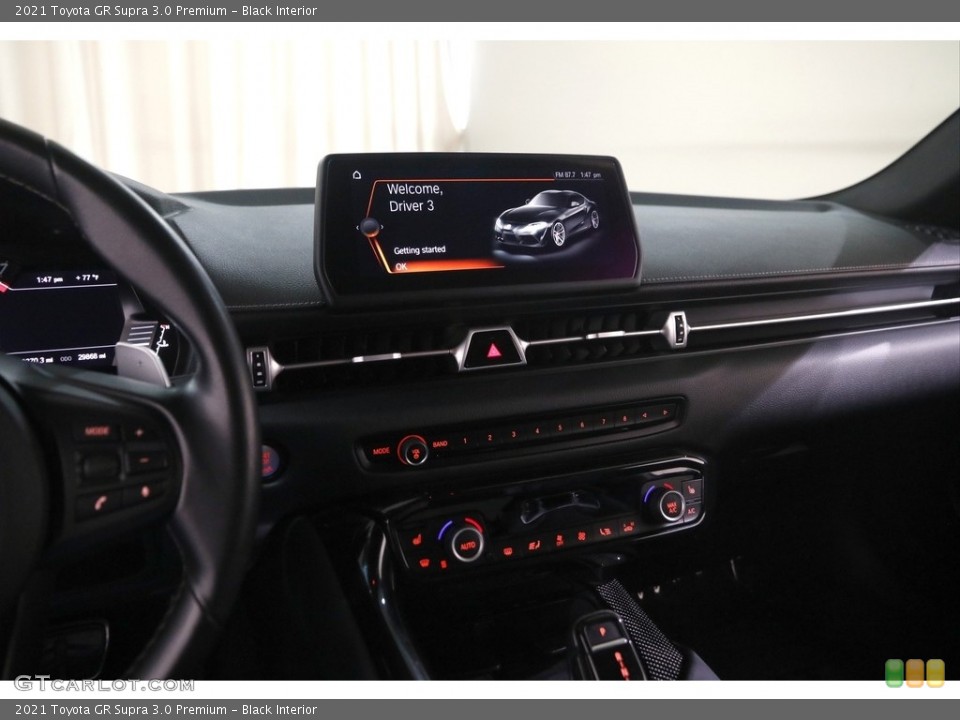 Black Interior Dashboard for the 2021 Toyota GR Supra 3.0 Premium #145891377