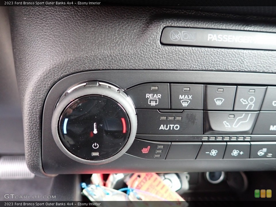 Ebony Interior Controls for the 2023 Ford Bronco Sport Outer Banks 4x4 #145891608