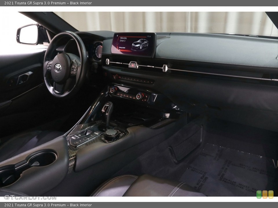 Black Interior Dashboard for the 2021 Toyota GR Supra 3.0 Premium #145891620