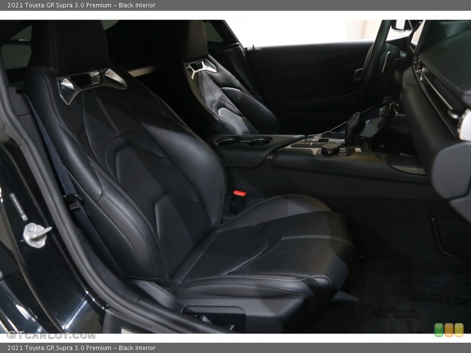 Black Interior Front Seat for the 2021 Toyota GR Supra 3.0 Premium #145891635