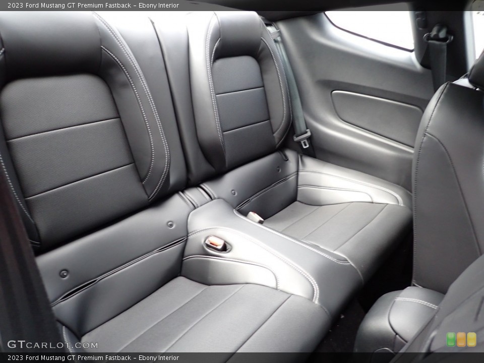 Ebony Interior Rear Seat for the 2023 Ford Mustang GT Premium Fastback #145891896