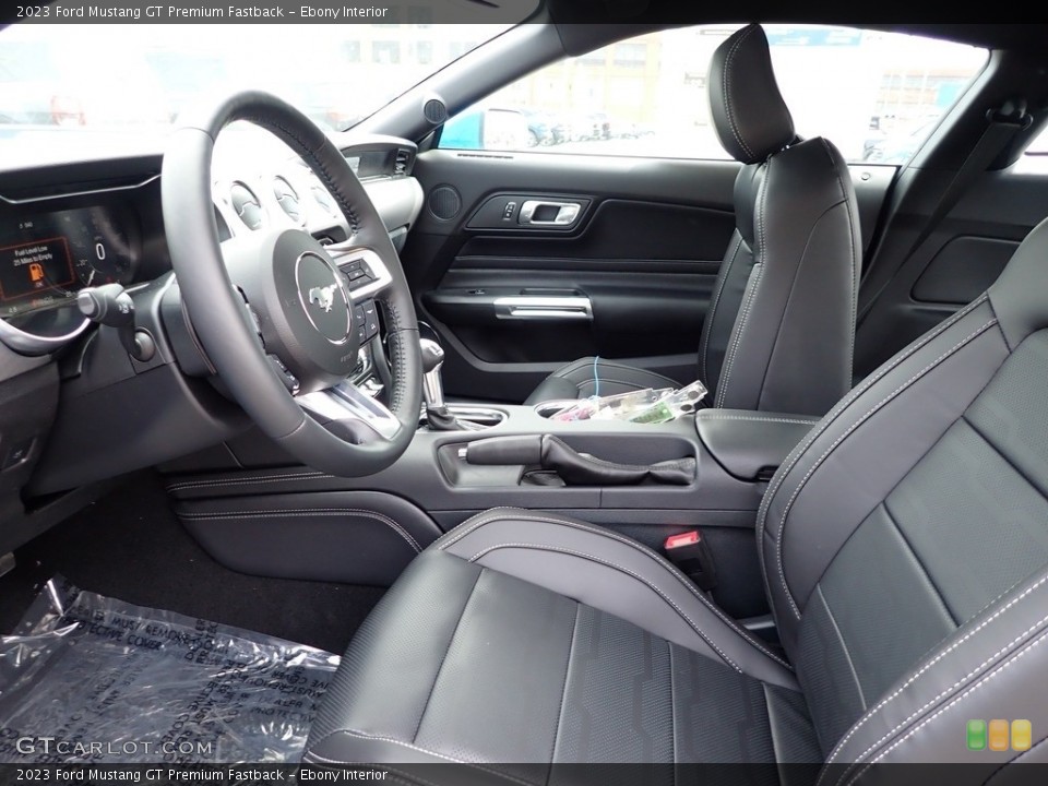 Ebony 2023 Ford Mustang Interiors