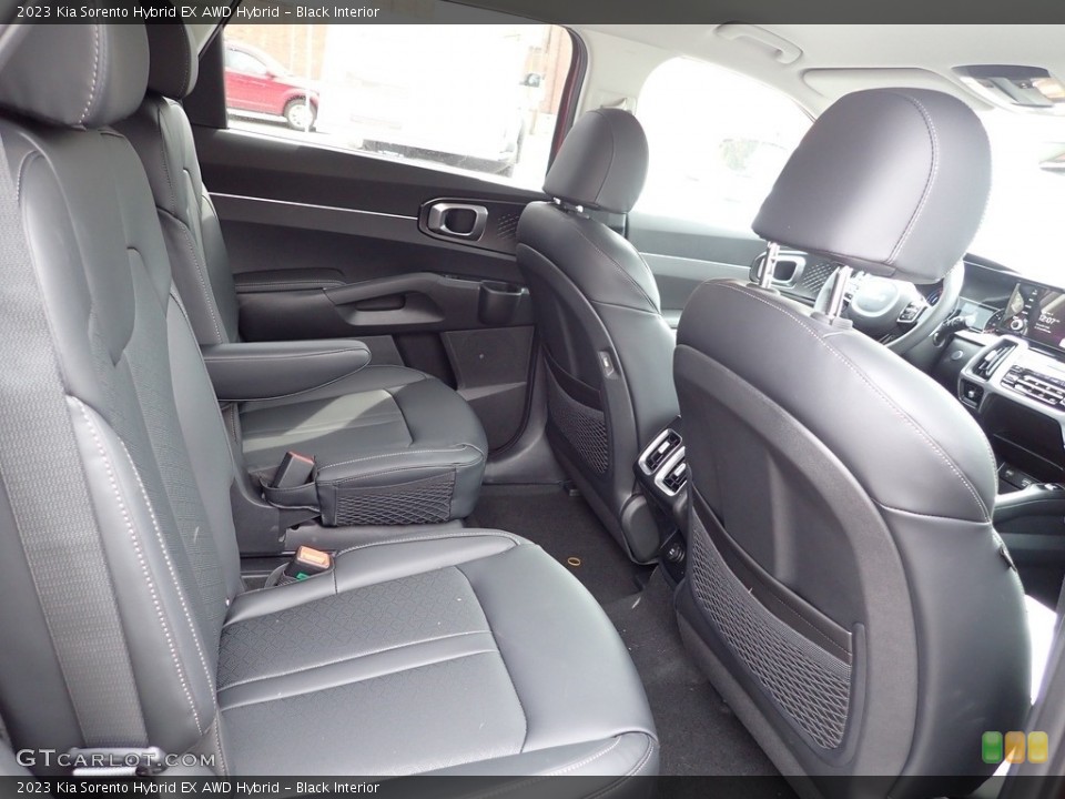 Black Interior Rear Seat for the 2023 Kia Sorento Hybrid EX AWD Hybrid #145892742