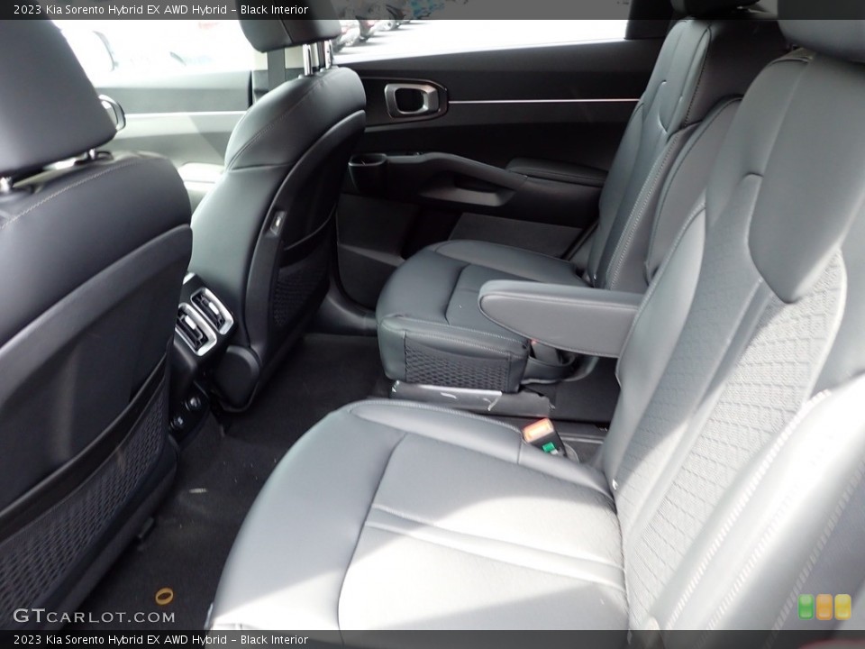 Black Interior Rear Seat for the 2023 Kia Sorento Hybrid EX AWD Hybrid #145892790