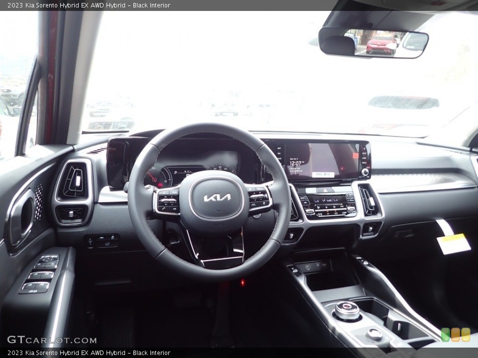 Black Interior Dashboard for the 2023 Kia Sorento Hybrid EX AWD Hybrid #145892817