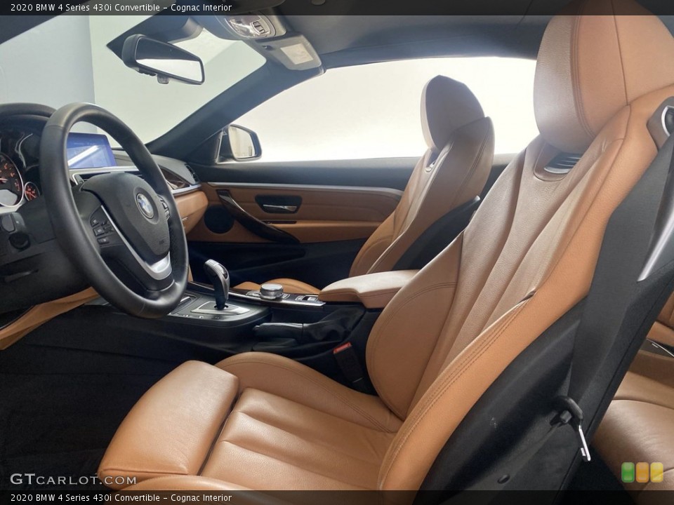 Cognac Interior Front Seat for the 2020 BMW 4 Series 430i Convertible #145892821