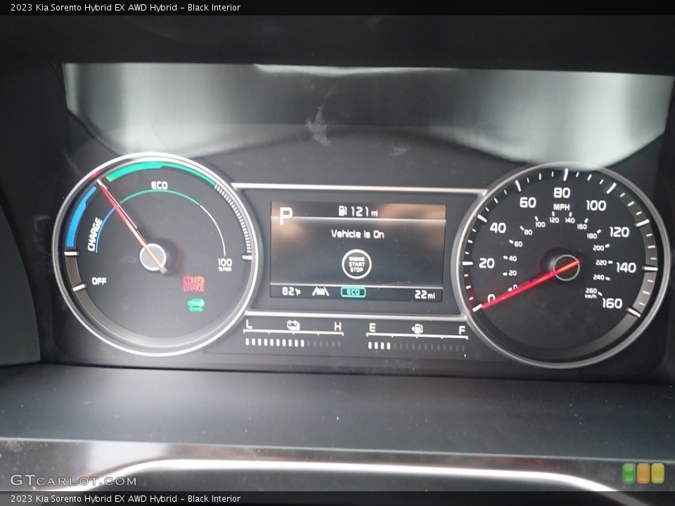 Black Interior Gauges for the 2023 Kia Sorento Hybrid EX AWD Hybrid #145892883