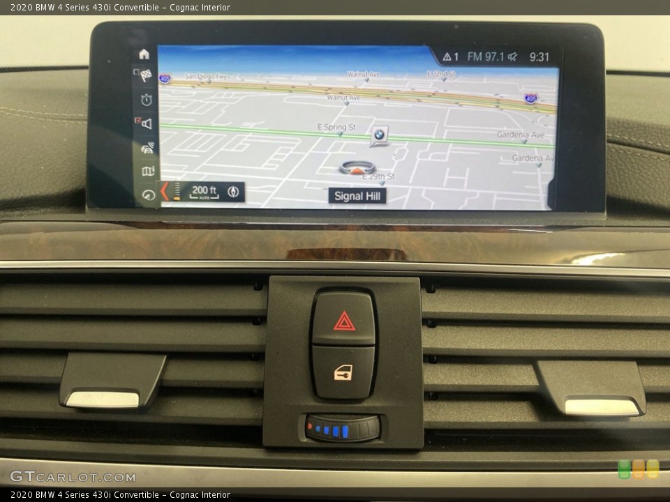 Cognac Interior Navigation for the 2020 BMW 4 Series 430i Convertible #145892988