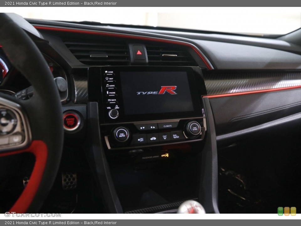 Black/Red Interior Controls for the 2021 Honda Civic Type R Limited Edition #145894965