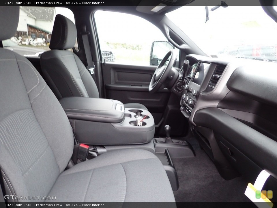 Black Interior Front Seat for the 2023 Ram 2500 Tradesman Crew Cab 4x4 #145898183