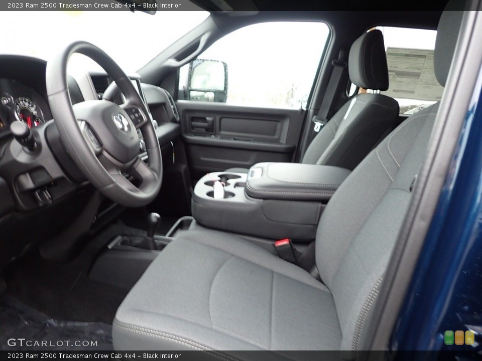 Black Interior Front Seat for the 2023 Ram 2500 Tradesman Crew Cab 4x4 #145898243