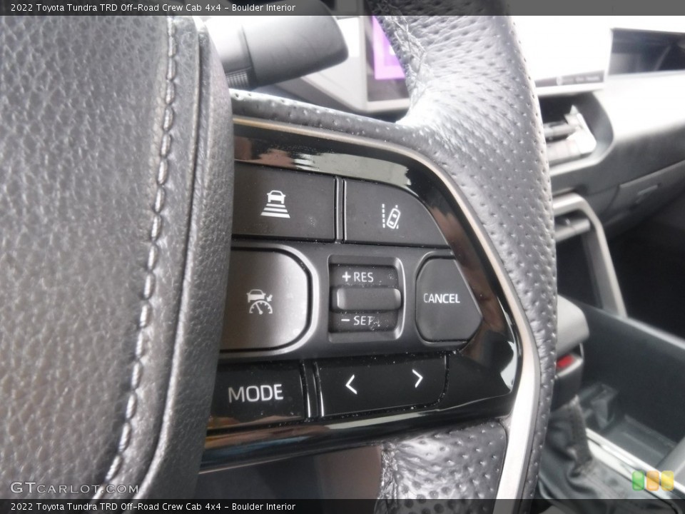 Boulder Interior Steering Wheel for the 2022 Toyota Tundra TRD Off-Road Crew Cab 4x4 #145898831