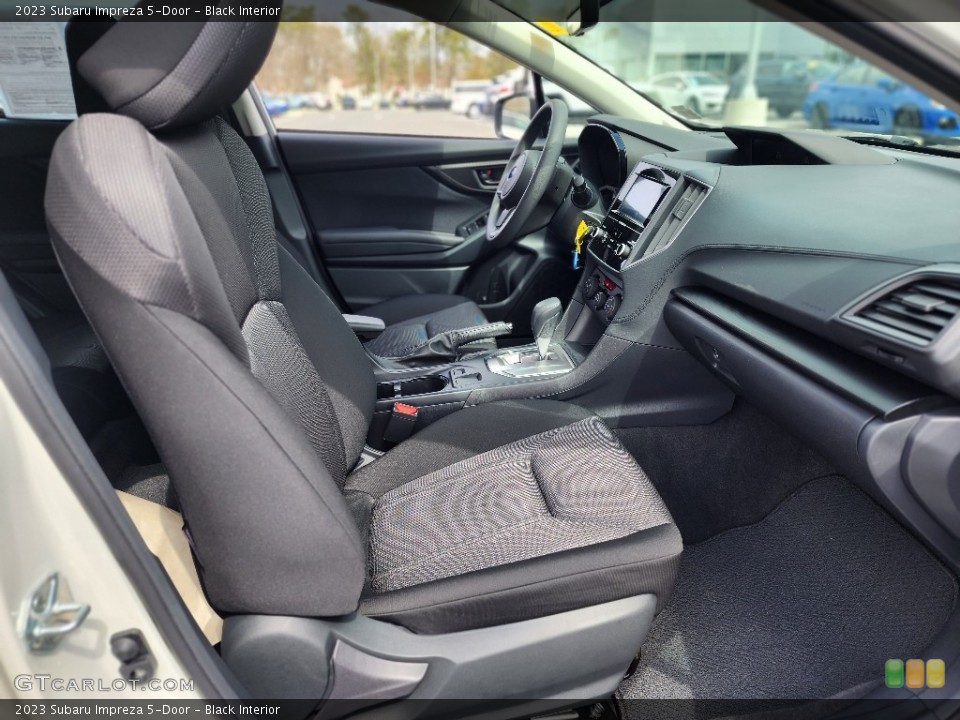 Black Interior Front Seat for the 2023 Subaru Impreza 5-Door #145900988