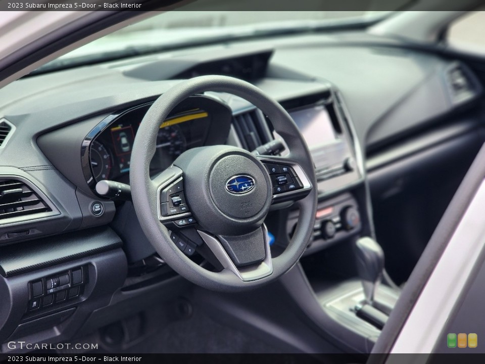 Black Interior Dashboard for the 2023 Subaru Impreza 5-Door #145901117