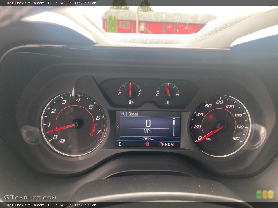 Jet Black Interior Gauges for the 2021 Chevrolet Camaro LT1 Coupe #145901168