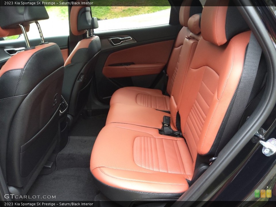 Saturn/Black Interior Rear Seat for the 2023 Kia Sportage SX Prestige #145902612