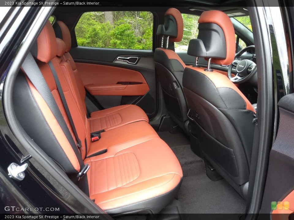 Saturn/Black Interior Rear Seat for the 2023 Kia Sportage SX Prestige #145902639