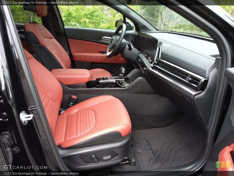 Saturn/Black 2023 Kia Sportage Interiors