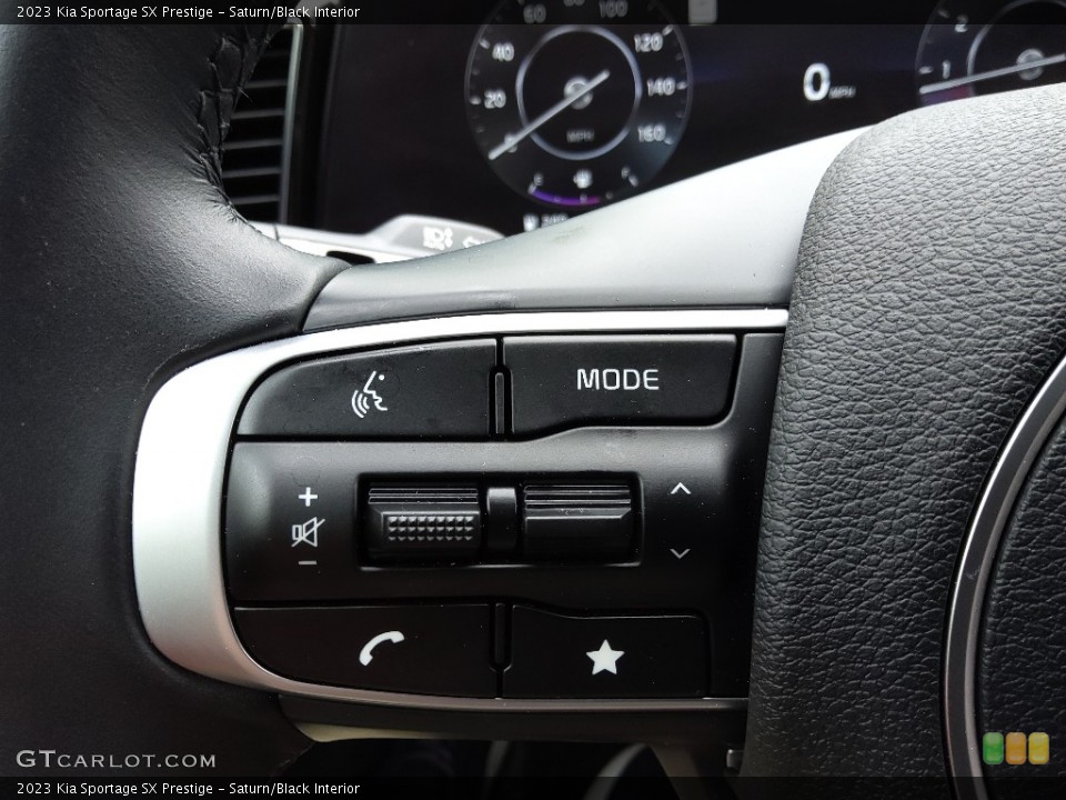 Saturn/Black Interior Steering Wheel for the 2023 Kia Sportage SX Prestige #145902690