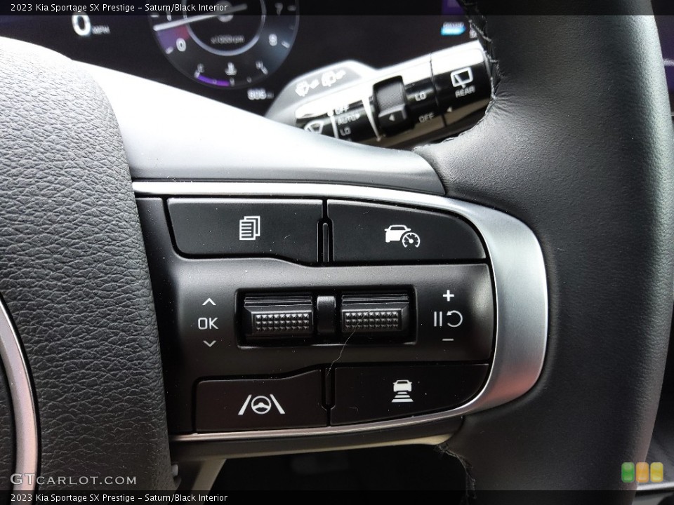 Saturn/Black Interior Steering Wheel for the 2023 Kia Sportage SX Prestige #145902705