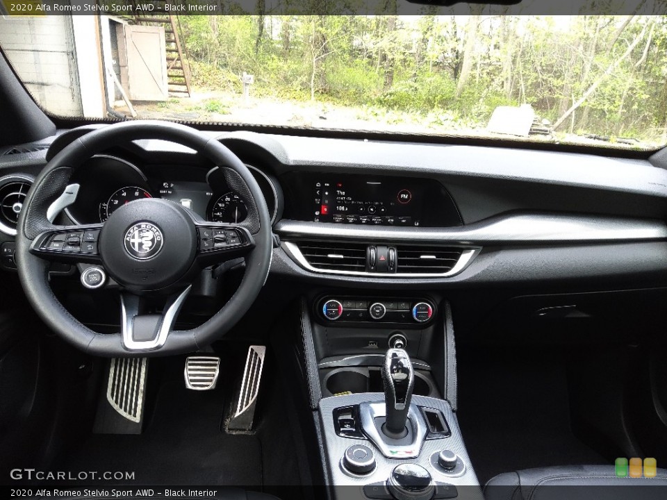 Black Interior Dashboard for the 2020 Alfa Romeo Stelvio Sport AWD #145903047