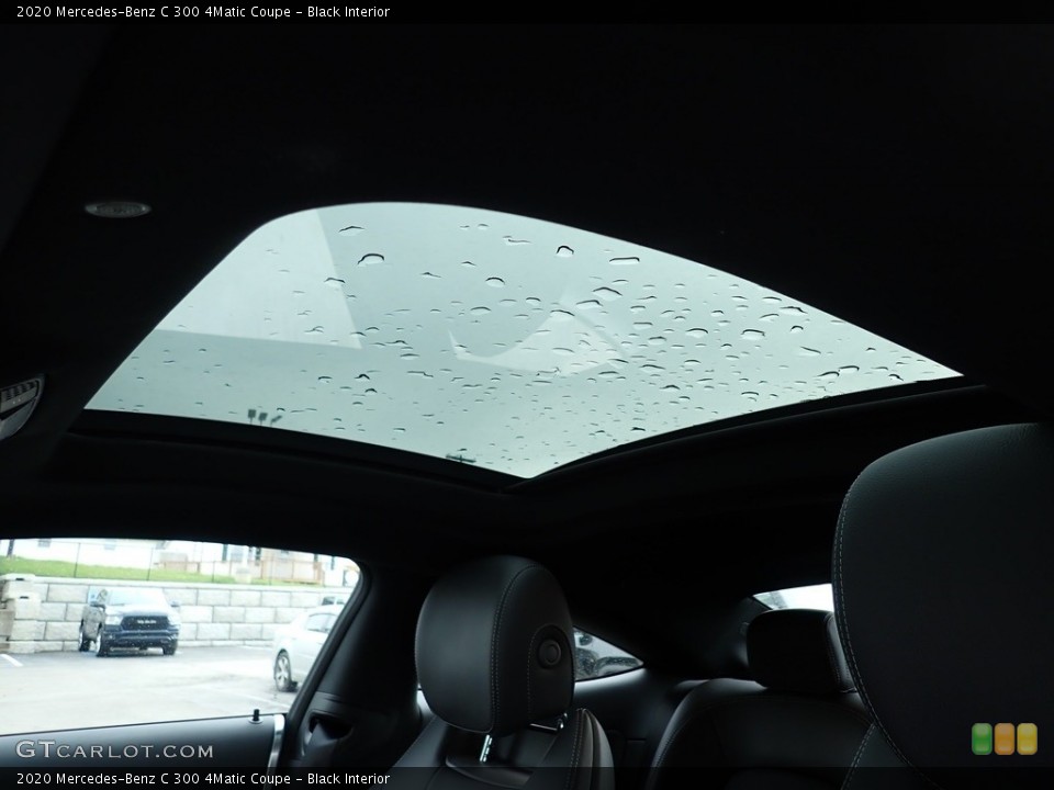 Black Interior Sunroof for the 2020 Mercedes-Benz C 300 4Matic Coupe #145903140