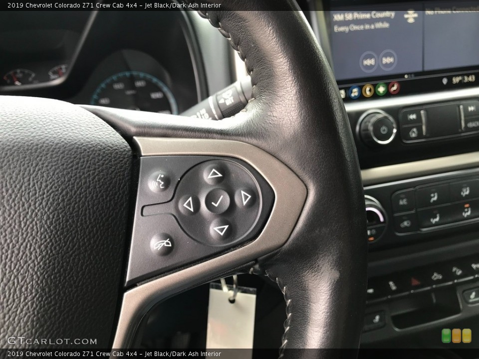 Jet Black/Dark Ash Interior Steering Wheel for the 2019 Chevrolet Colorado Z71 Crew Cab 4x4 #145904183