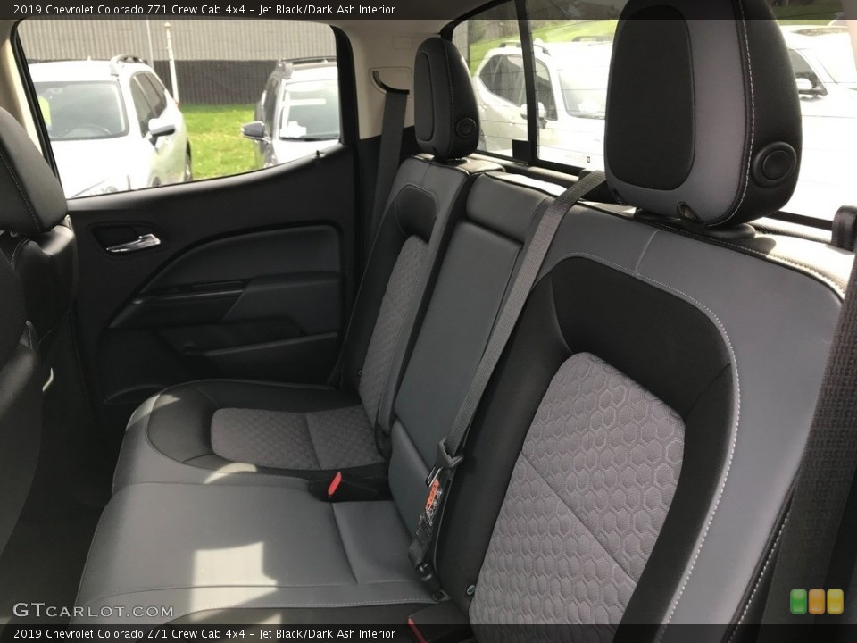 Jet Black/Dark Ash Interior Rear Seat for the 2019 Chevrolet Colorado Z71 Crew Cab 4x4 #145904399