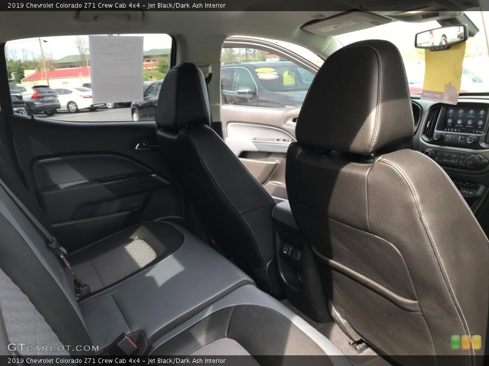 Jet Black/Dark Ash Interior Rear Seat for the 2019 Chevrolet Colorado Z71 Crew Cab 4x4 #145904438