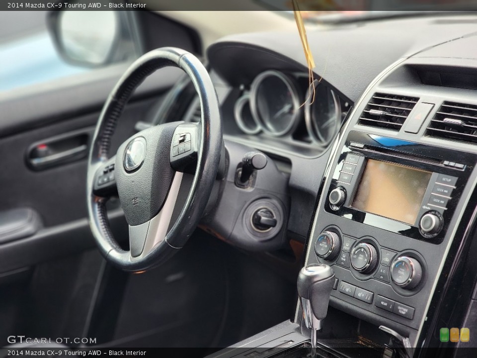 Black Interior Controls for the 2014 Mazda CX-9 Touring AWD #145905002