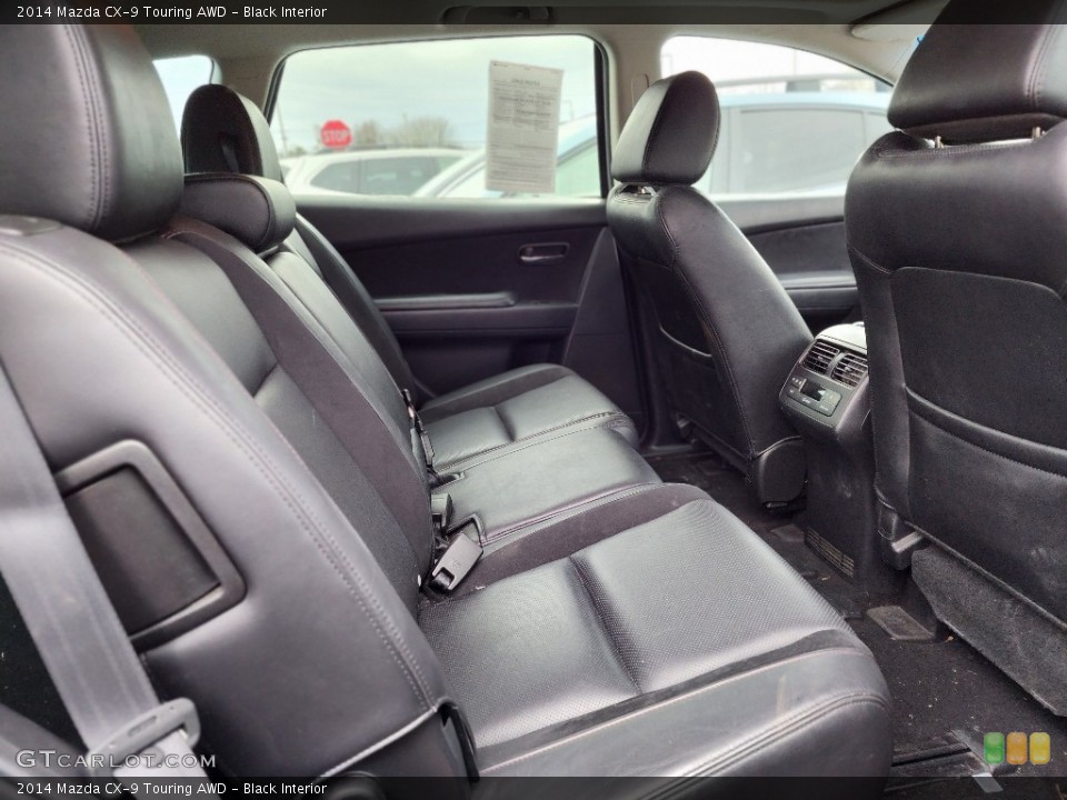 Black Interior Rear Seat for the 2014 Mazda CX-9 Touring AWD #145905017