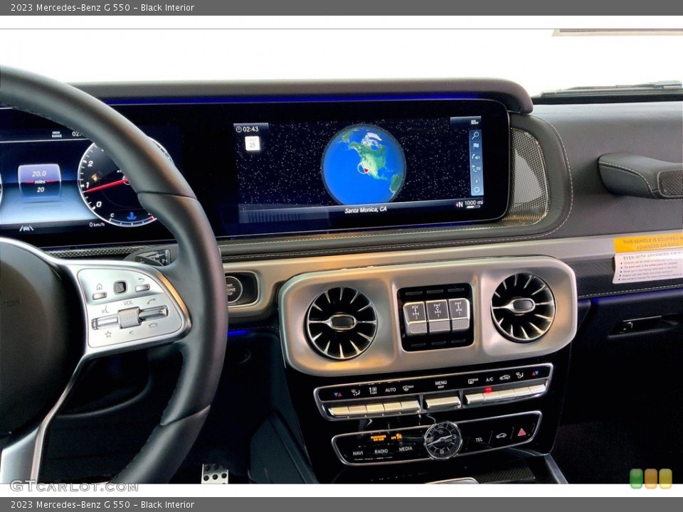 Black Interior Controls for the 2023 Mercedes-Benz G 550 #145905924