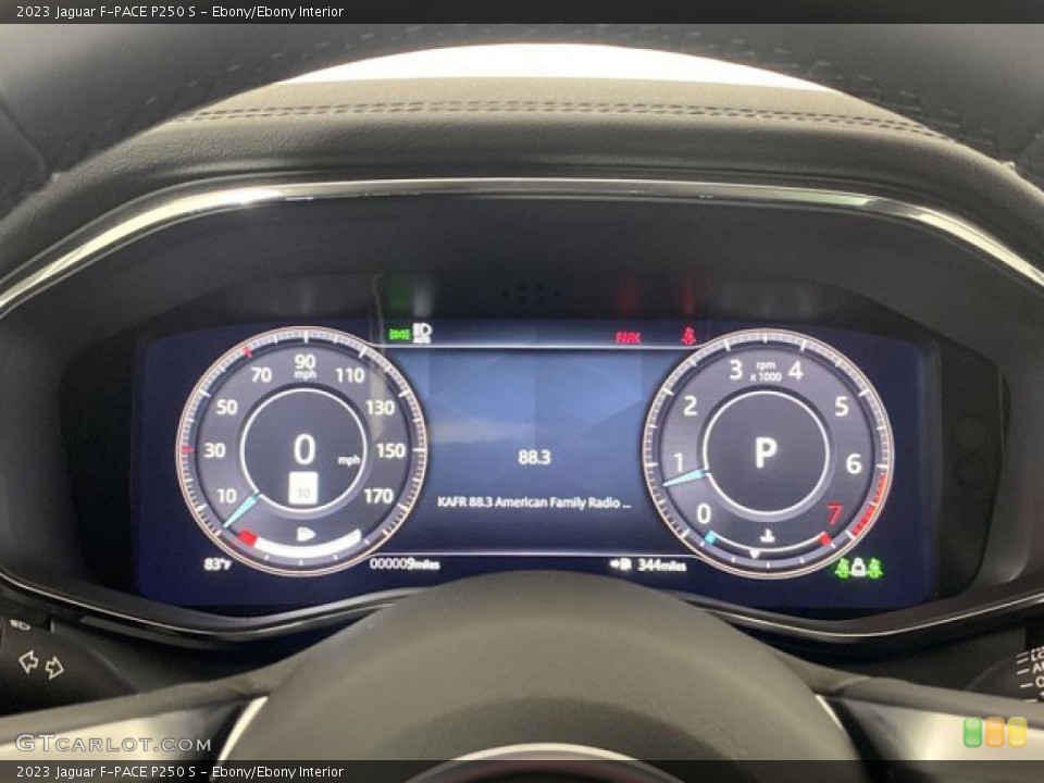 Ebony/Ebony Interior Gauges for the 2023 Jaguar F-PACE P250 S #145906987