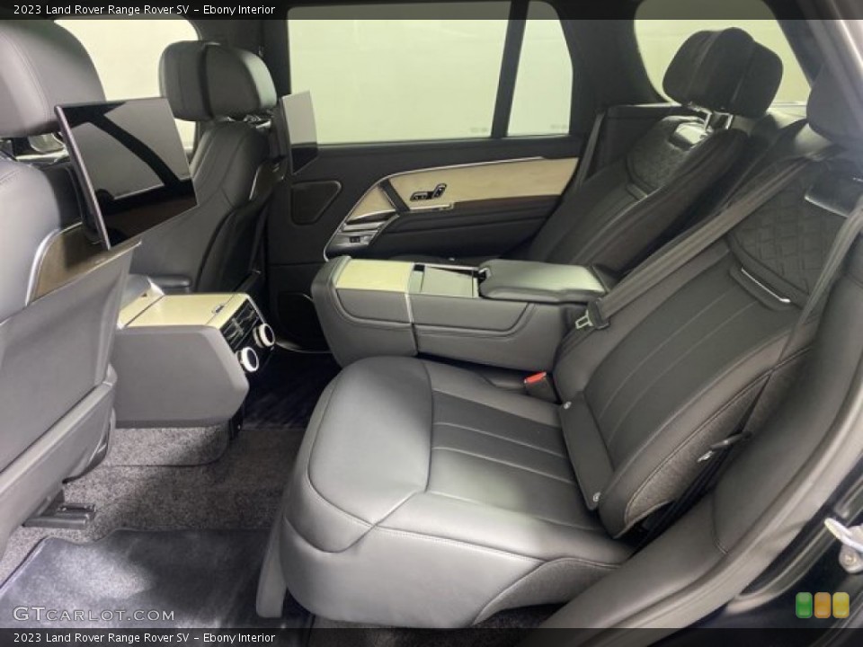 Ebony Interior Rear Seat for the 2023 Land Rover Range Rover SV #145907074