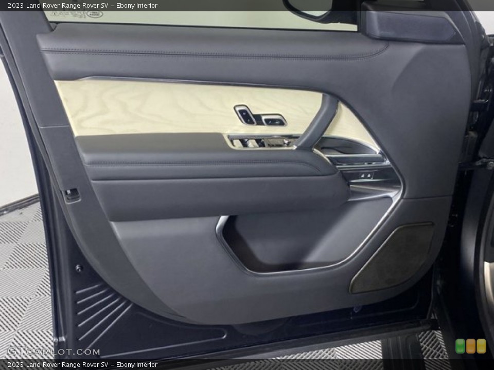 Ebony Interior Door Panel for the 2023 Land Rover Range Rover SV #145907107