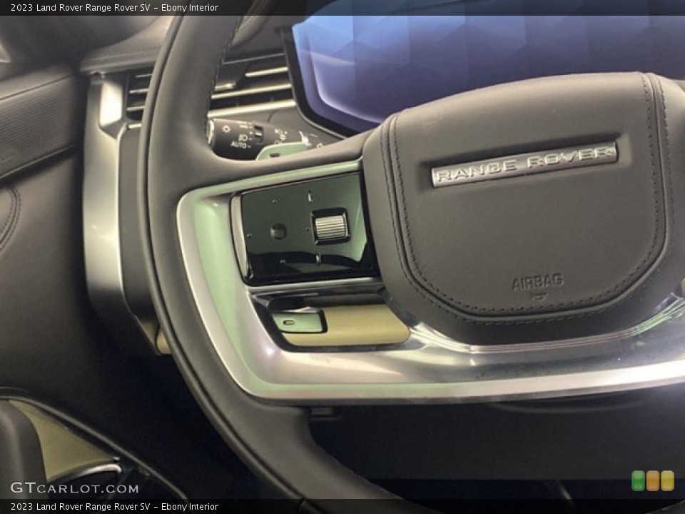 Ebony Interior Steering Wheel for the 2023 Land Rover Range Rover SV #145907119