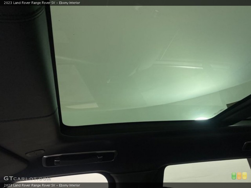 Ebony Interior Sunroof for the 2023 Land Rover Range Rover SV #145907140