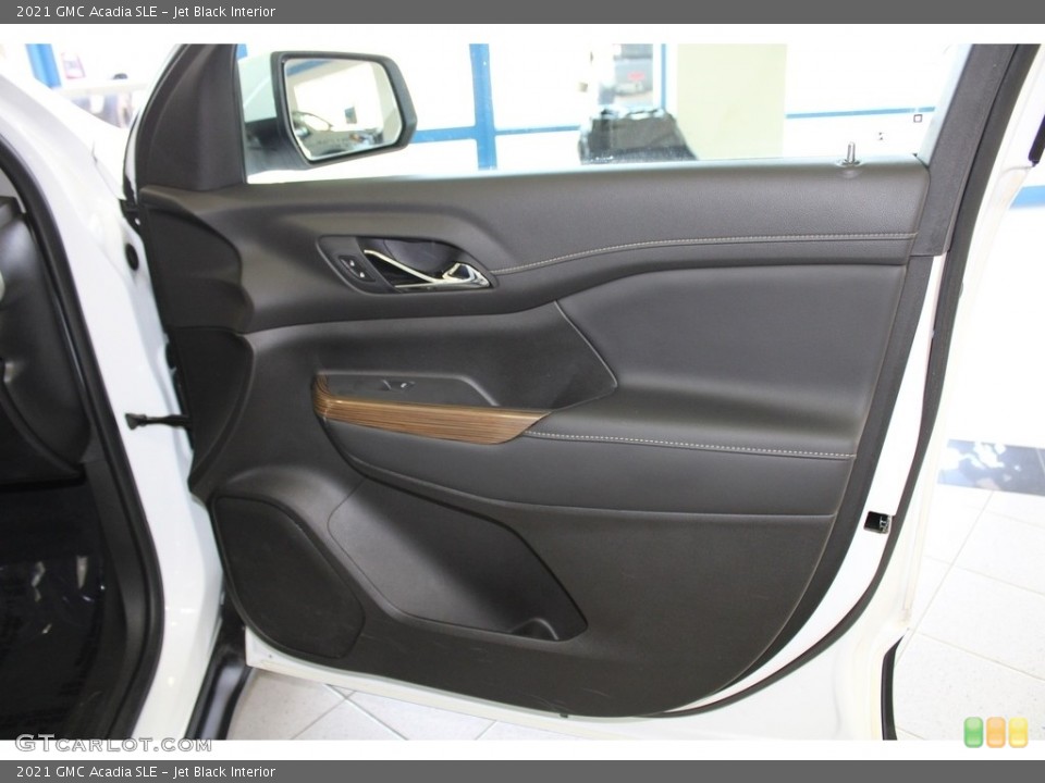 Jet Black Interior Door Panel for the 2021 GMC Acadia SLE #145907449