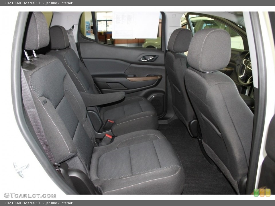 Jet Black Interior Rear Seat for the 2021 GMC Acadia SLE #145907464