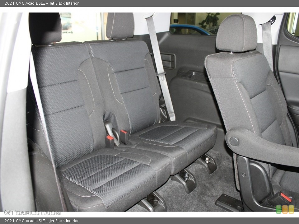 Jet Black Interior Rear Seat for the 2021 GMC Acadia SLE #145907467