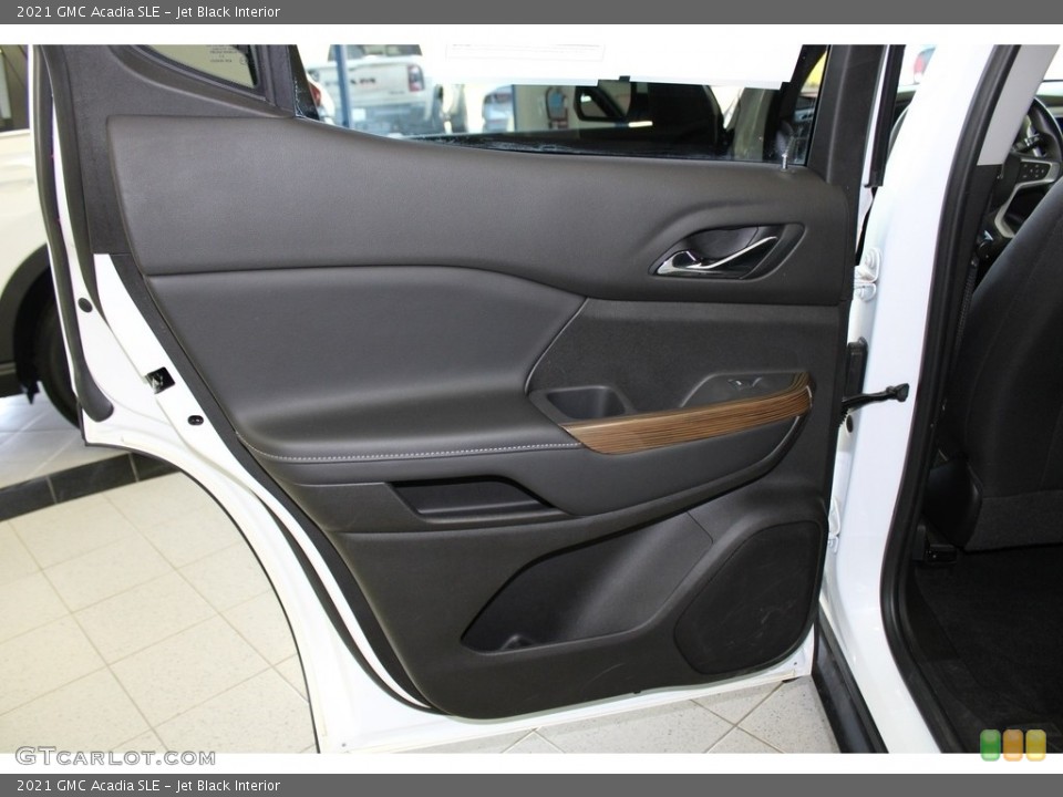 Jet Black Interior Door Panel for the 2021 GMC Acadia SLE #145907473