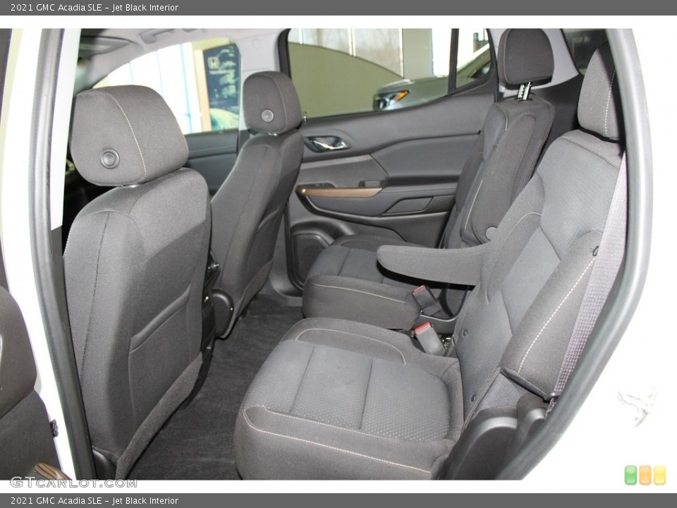 Jet Black Interior Rear Seat for the 2021 GMC Acadia SLE #145907479