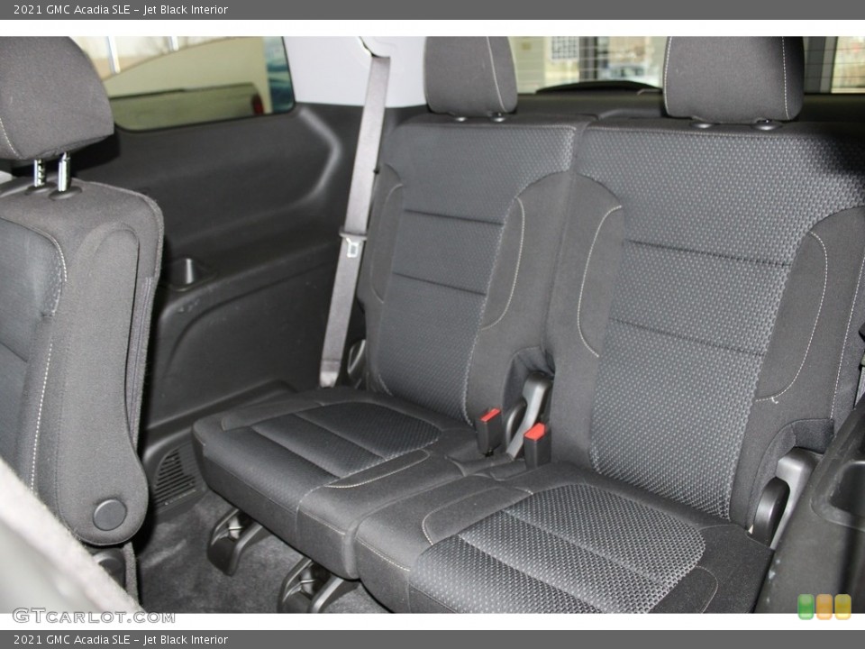 Jet Black Interior Rear Seat for the 2021 GMC Acadia SLE #145907482