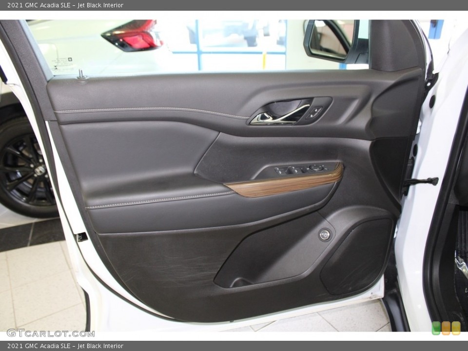 Jet Black Interior Door Panel for the 2021 GMC Acadia SLE #145907485